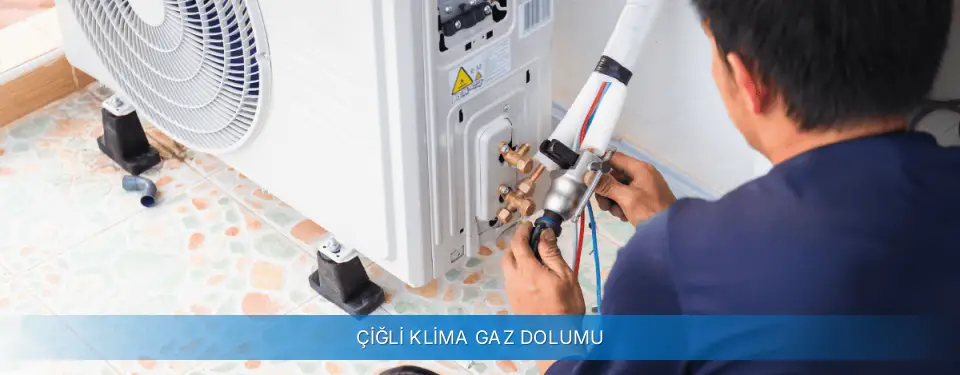 Çiğli İlçemi Alarko Carrier Klima Gaz Dolumu